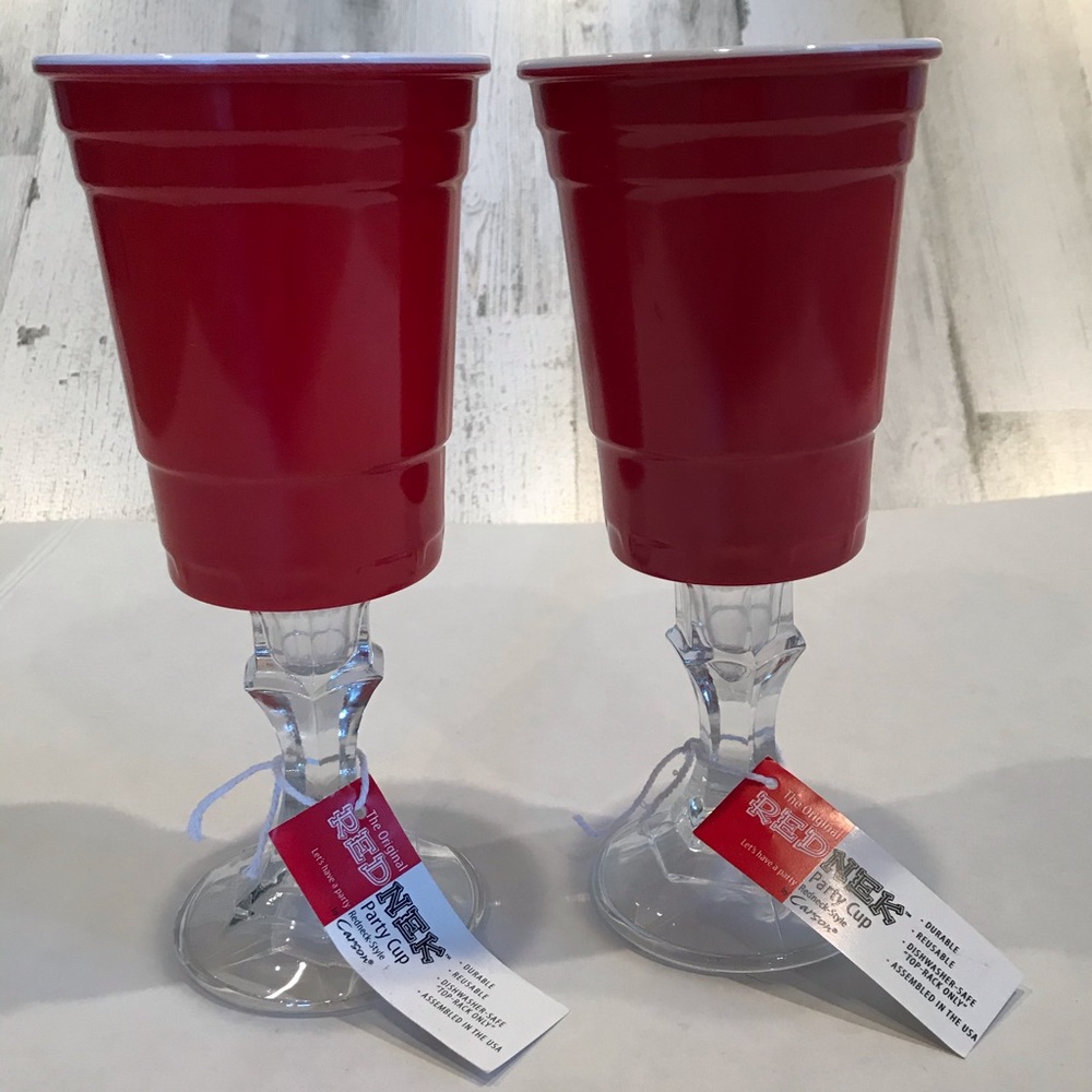 The Original RedNek Party Cups Pair NWT